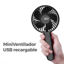mini ventilador usb recargable