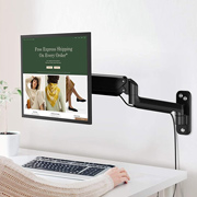 brazo monitor pared altura giro rotacion ajustable