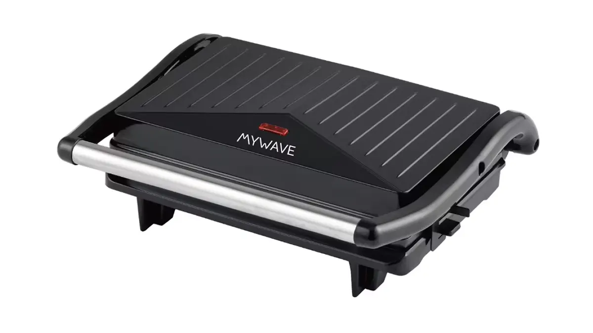 Sandwichera Grill 800W - antiadherente - tapa basculante
