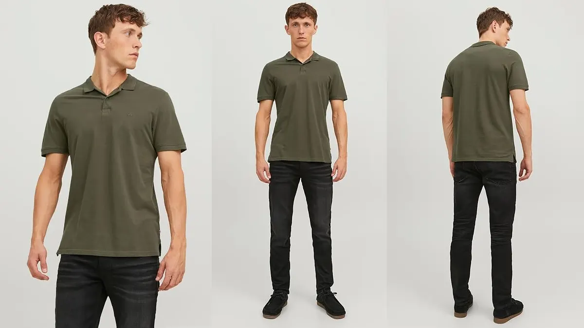 Polo Jack &amp; Jones hombre - 100% algodón