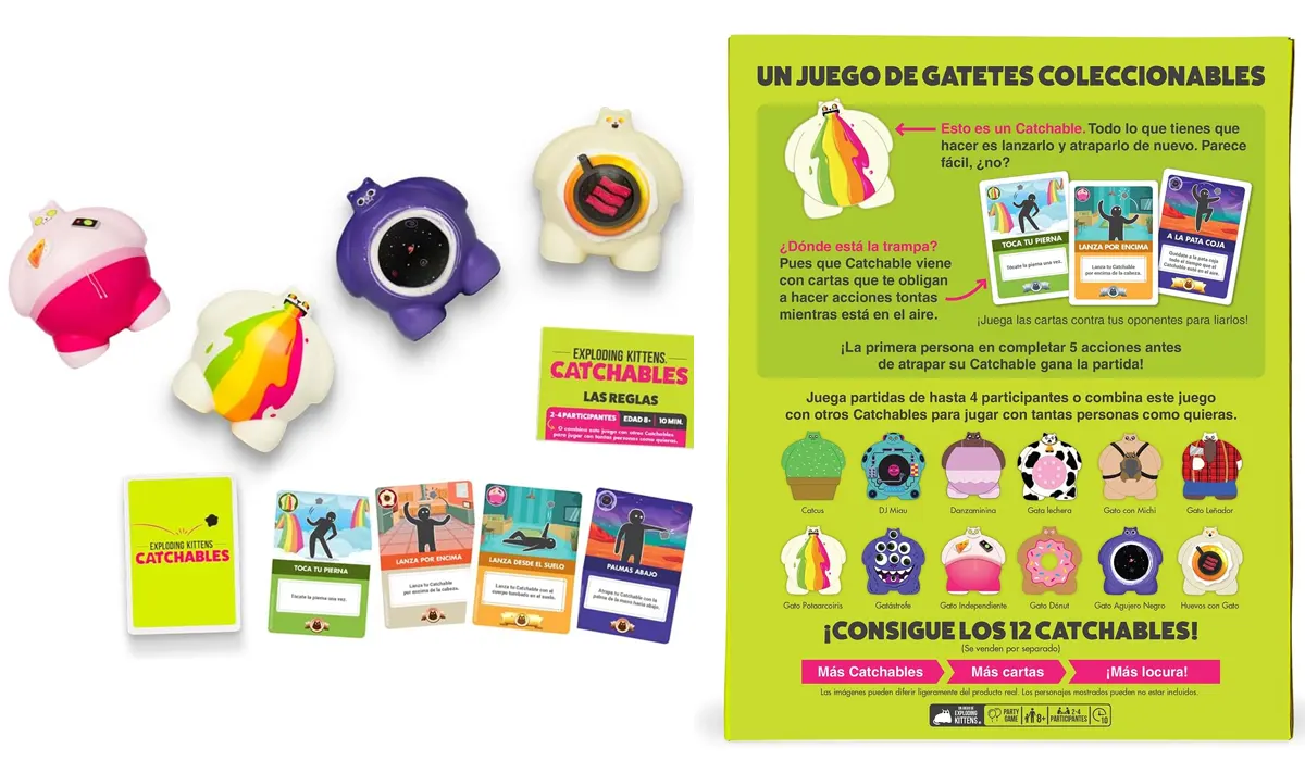 Exploding Kittens - Catchables - Juego de Mesa
