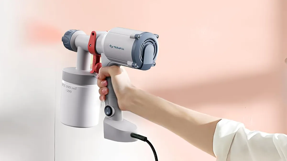 Pistola de pintura eléctrica Tilswall: cómo hacer que pinte bien