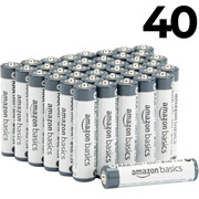 40 pilas aaa alcalinas amazonbasics