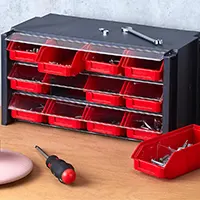 Organizador multiusos apilable / colgable Tayg con 12 cajones + separadores