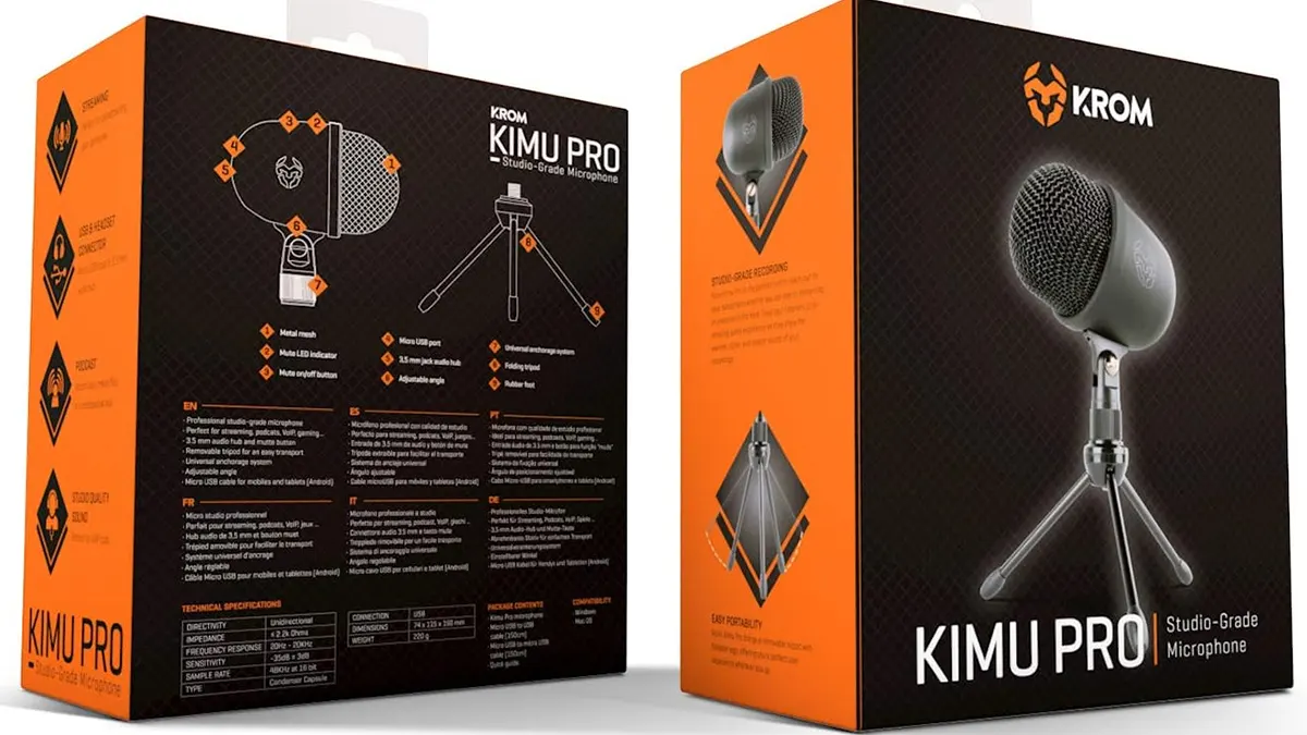 Micrófono USB Krom Kimu Pro - análisis + muestra de sonido