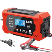 Cargador de baterias de coche / moto - 12V 6A max.