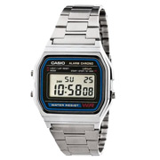 reloj casio plateado