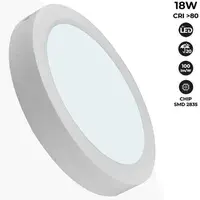 Plafón circular led 18W 1800lm 22.5x3.5cm