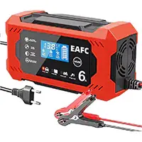 Cargador de baterias de coche / moto - 12V 6A max.