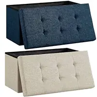 Asiento baúl plegable 38x76x38 cm / 85L