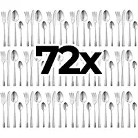 Cubertería 72 piezas para 18 personas San Ignacio