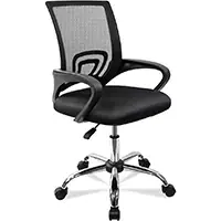 Silla de oficina ergonómica regulable en altura