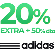 Código 20% EXTRA + 50% descuento selección de productos Adidas