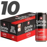 Pack 10 latas 33cl Cerveza Estrella Galicia Especial