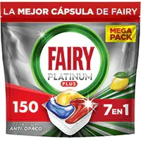 150 cápsulas Fairy Platinum Plus lavavajillas - triple acción abrillantador
