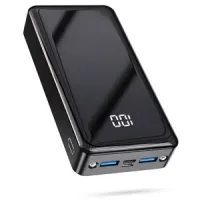 Batería USB 24000mAh con linterna - puertos USB-A + USB-C