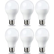 6 Bombillas LED 9W 806LM AmazonBasics - Rosca E27 - blanco cálido
