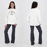 Chándal Up de felpa para mujer - sudadera y pantalón acampanado