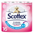 16 Rollos de papel higiénico Scottex Original