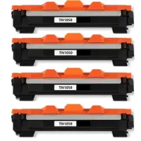 4 tóners compatibles TN1050 para impresoras láser Brother
