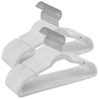 Pack 50 perchas antideslizantes aterciopeladas