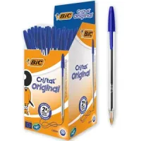 50 bolígrafos Bic tinta azul - 3km autonomía