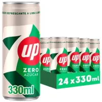 Pack 24 latas 33cl 7up sin azúcar