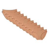 Pack 10 braguitas de algodón Amazon Essentials - 3 colores