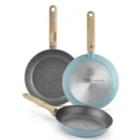 3 sartenes BRA Nordik 18-22-26 cm - antiadherencia con titanio