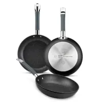 3 sartenes Bra Master: 20, 24, 28cm - compatibles con inducción