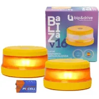 2 Balizas V16 homologada DGT con geolocalización - IDIADA PC25030245