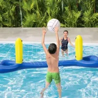 Red voleibol hinchable con pelota