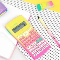 Calculadora científica Milan M240 Sunset Rosa imposible de perder