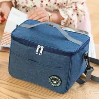 Bolsa térmica porta alimentos con correa ajustable