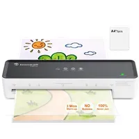 Plastificadora rápida con 5 fundas A4