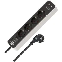 Regleta Brennenstuhl Ecolor con 2x USB + 4 enchufes
