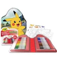 Maletín creativo Crayola Bluey, Spidey, Pikachu - 40 Piezas