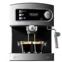 Cafetera espresso Cecotec - 20 bares - con calientatazas y espumador