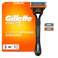 Maquinilla Gillette Fusion5 + 3 recambios de 5 hojas