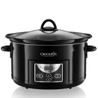 Olla de cocción lenta Crock-Pot de 4.7L - temporizador digital 20 horas