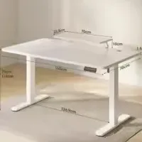 Mesa con motor de altura - 160x70cm - con elevador para monitor