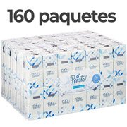160 paquetes de 10 pañuelos de papel de celulosa virgen - 4 capas