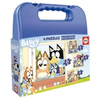 Set 4 Puzzles progresivos de 12 a 25 piezas de Bluey