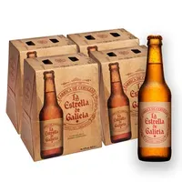24 botellas 330ml Cerveza La Estrella de Galicia - receta 1906 German Pils
