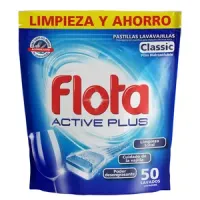 50 pastillas - detergente para lavavajillas Flota Active Plus Classic