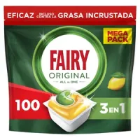 Pack 100 cápsulas Fairy lavavajillas abrillantador
