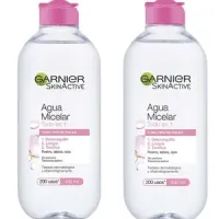2 botes de 400ml agua micelar Garnier desmaquillante
