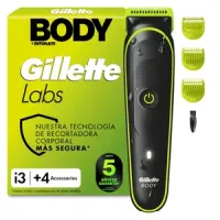 Recortadora corporal GilletteLabs i3 Body + Intimate - no araña