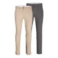 Pack 2 pantalones chinos Jack &amp; Jones para hombre