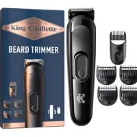 Recortadora Braun King C. Gillette - 50min. batería - 5 peines guía
